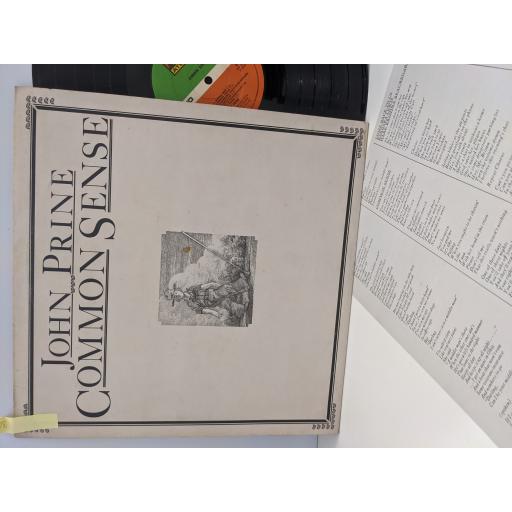 JOHN PRINE Common sense, 12" vinyl LP. K50137