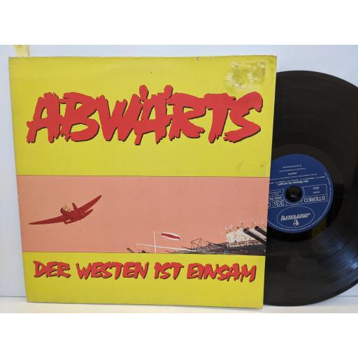 ABWARTS Der westen ist einsam, 12" vinyl LP. 6435155