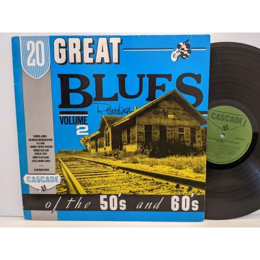 20 GREAT BLUES RECORDINGS OF THE 50'S AND 60'S VOLUME 2 Chuck Higgins Elmore James Howling Wolf 12" vinyl LP. DROP1010