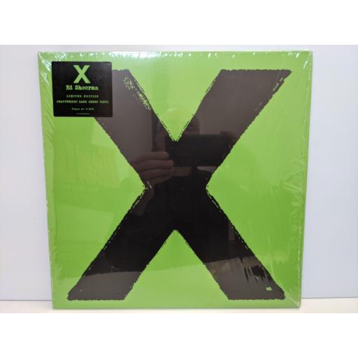 ED SHEERAN X 2x12" Limited edition dark green vinyl LP