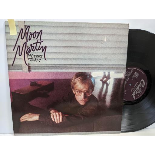 MOON MARTIN Mystery ticket, 12" vinyl LP. EST12200