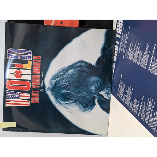JULIAN COPE World shut your mouth, 12" vinyl LP. MERL37