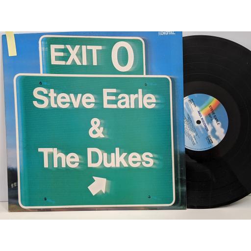 STEVE EARLE Exit o, 12" vinyl LP. MCF3379
