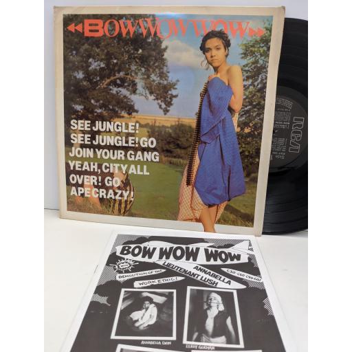 BOW WOW WOW See jungle! See jungle! Go join your gang yeah, city all over! Go ape crazy! 12" vinyl LP. RCALP3000