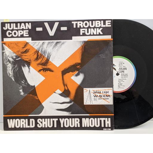 JULIAN COPE World shut your mouth, 12" vinyl LP. 12ISX290