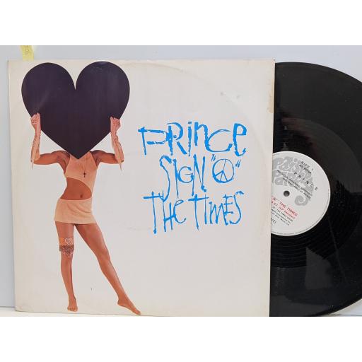 PRINCE Sign o the times, La la la he he he, 12" vinyl SINGLE. W8399