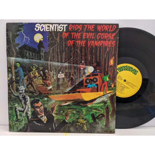 SCIENTIST Scientist rids the world of the evil curse of the vampires 12" vinyl LP. GREL25