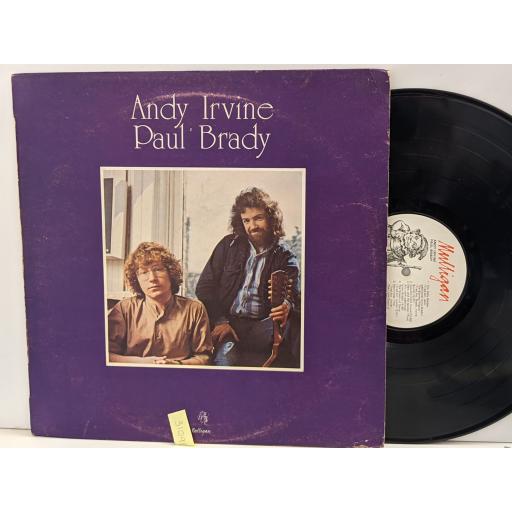 ANDY IRVINE & PAUL BRADY Andy Irvine & Paul Brady 12" vinyl LP. LUN008