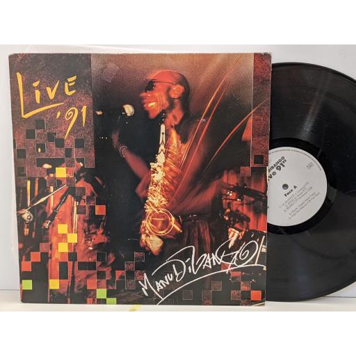 MANU DIBANGO Live '91 12" vinyl LP. WM118
