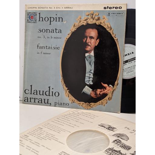 CHOPIN Sonata no.3 in b minor 12" vinyl LP. SAX2401
