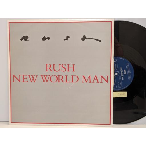 RUSH New world man 12" vinyl 45 RPM. RUSH812