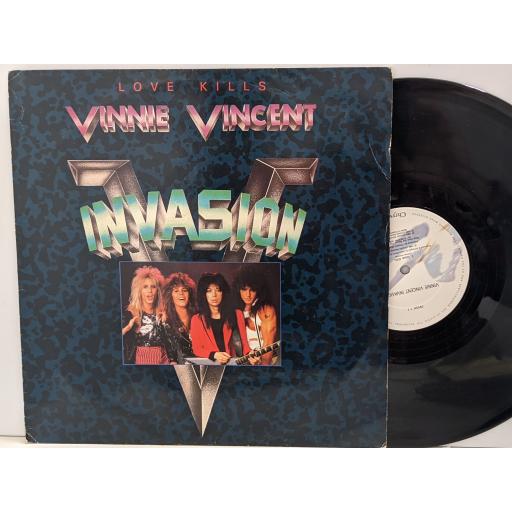 VINNIE VINCENT INVASION Love kills 12" single. INVSX1