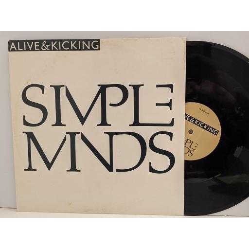 SIMPLE MINDS Alive & kicking 12" single. VS81712