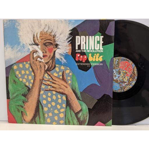 PRINCE AND THE REVOLUTION Pop life 12" single. W8858T