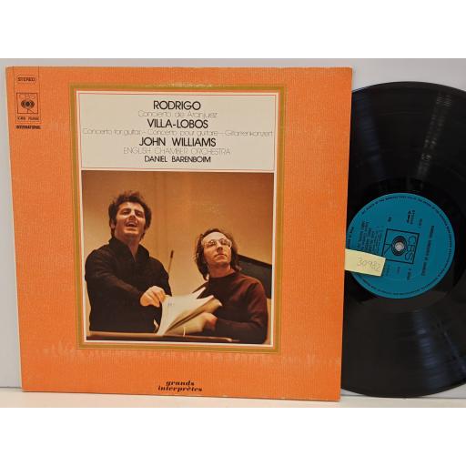 RODRIGO JOHN WILLIAMS VILLA-LOBOS Grand interpretes 12" vinyl LP. CBS76369