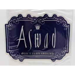 ASWAD Don't turn around 7" cut-out picture disc single. ISP341