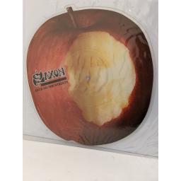 SAXON Back on the streets 7" cut-out picture disc single. RP6103