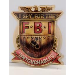 THE UNTOUCHABLES I spy for the FBI 7" cut-out picture disc single. PBUY227