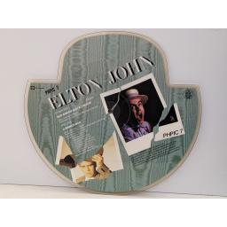 ELTON JOHN Sad songs (say so much) 7" cut-out picture disc single. PHPIC7