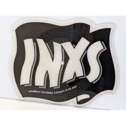 INXS Listen like thieves 7" cut-out picture disc single. INXSP6