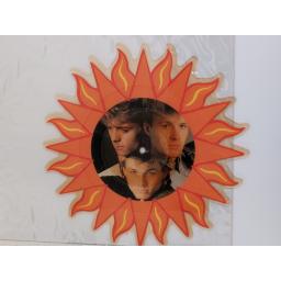 A-HA The sun always shines on T.V. 7" cut-out picture disc single. W8846P
