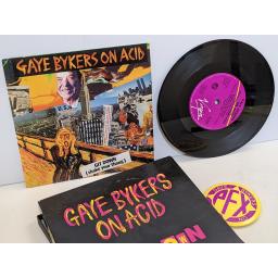 GAYE BYKERS ON ACID Git down (shake your thang) 7" single. VS1008