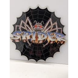 SPIDER Here we go rock n' roll 7" cut-out picture disc single. AMP180