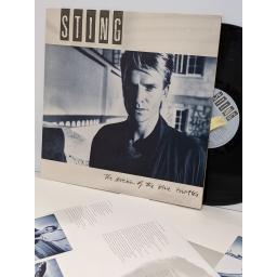 STING The dream of the blue turtles 12" vinyl LP. DREAM1