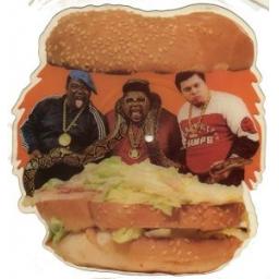 THE FAT BOYS WITH THE BEACH BOYS Wipe out 7" cut-out picture disc single. URBP5