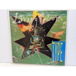 LIVING COLOUR Type 7" cut-out picture disc single. LCLP7