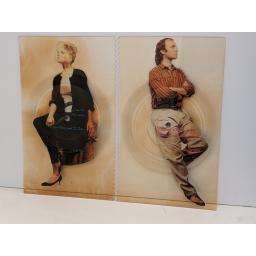 PHIL COLLINS / MARILYN MARTIN Separate lives (Love theme from white nights) limited edition double picture disc 7" cut-out picture disc single. VSSD818