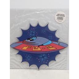 FUZZBOX International rescue 7" cut-out picture disc single. YZ347