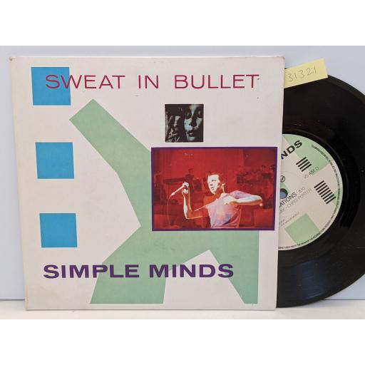 SIMPLE MINDS Sweat in bullet 2x7" single. VS451