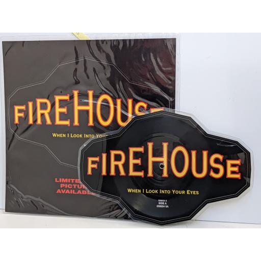 FIREHOUSE When I look into your eyes 7" cut-out picture disc 45 RPM. 6588340