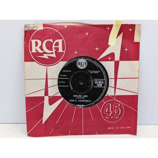JOHN D. LOUDERMILK Language Of Love Darling Jane 7" single. 45-RCA-1269