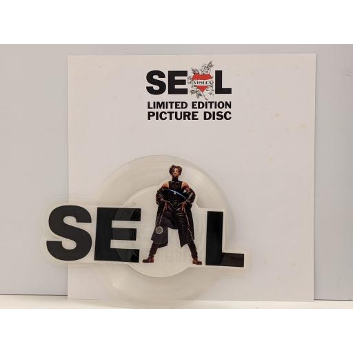 SEAL Violet 7" limited edition cut-out picture disc single. ZANG27P