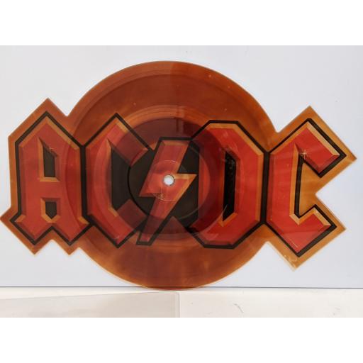 AC/DC Guns for hire 7" cut-out picture disc single. A9774P