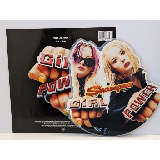 SHAMPOO Girl power 7" cut-out picture disc single. FOOD76