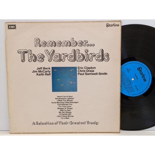 THE YARDBIRDS JEFF BECK ERIC CLAPTON JIM MCCARTY Remember 12" vinyl LP. SRS5069