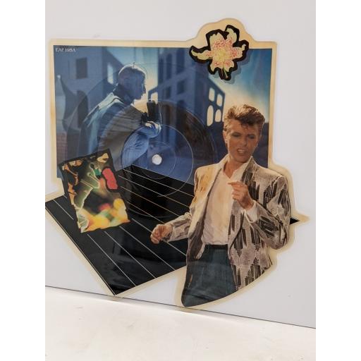 DAVID BOWIE Don't look down 7" cut-out picture disc single. EAP1958