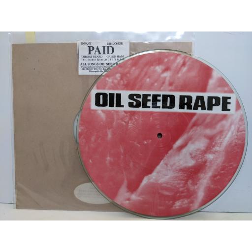 OIL SEED RAPE Paid 10" picture disc 33 RPM. BMI-043-1