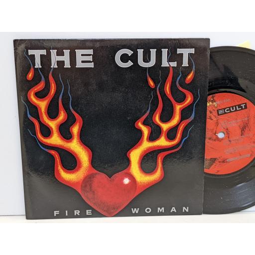 THE CULT Fire woman 7" single. BEG228