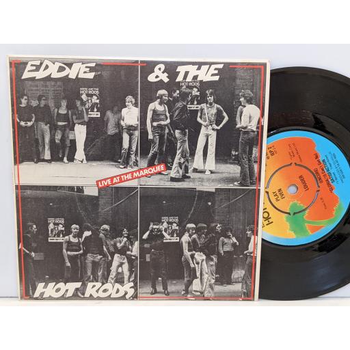 EDDIE AND THE HOT RODS Live at the marquee 7" vinyl EP. IEP2