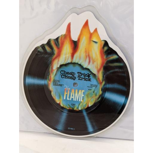 CHEAP TRICK The flame cut out 7" shaped picture disc 45 RPM. 651466