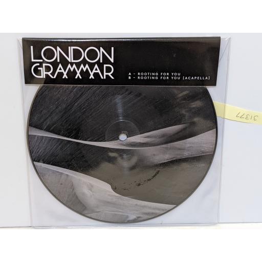 LONDON GRAMMAR Rooting for you 7" single. LC22599