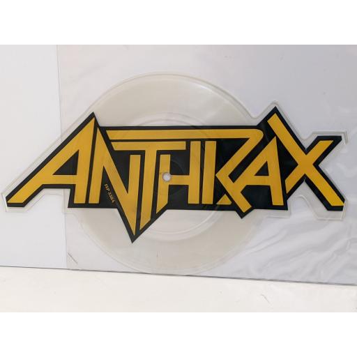 ANTHRAX I'm the man 7" cut-out picture disc single. ISP338