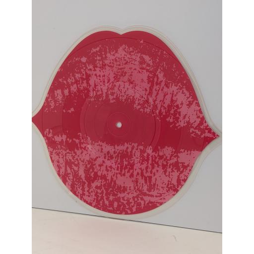 WILL POWERS Kissing with confidence 7" cut-out picture disc single. ISP134