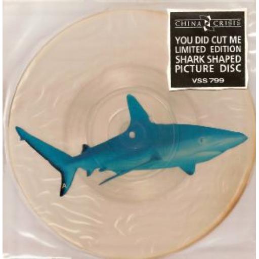 CHINA CRISIS You did cut me 7" clear picture disc single. VSS799