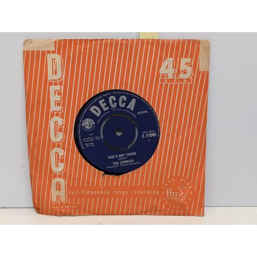 THE ZOMBIES she's not there. You don't make me feel good 7" single. F.11940