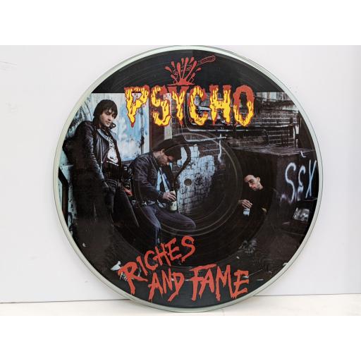 PSYCHO Riches and fame 10"picture disc. ACT13